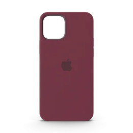 iPhone 12 Silicone Case with MagSafe Plum (Multi-variant)